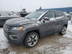 Salvage cars for sale at Woodhaven, MI auction: 2019 Jeep Compass Limited