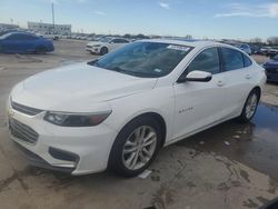 Salvage cars for sale at Grand Prairie, TX auction: 2018 Chevrolet Malibu LT