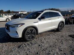 Salvage cars for sale at Montgomery, AL auction: 2021 Infiniti QX50 Luxe