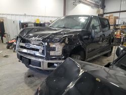 Salvage cars for sale at Earlington, KY auction: 2016 Ford F150 Supercrew