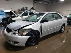 Salvage cars for sale at Elgin, IL auction: 2007 Toyota Corolla CE