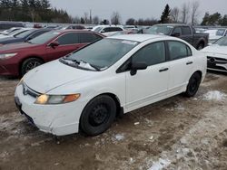 Salvage cars for sale at Bowmanville, ON auction: 2008 Honda Civic DX-G