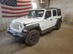 Jeep Wrangler salvage cars for sale: 2021 Jeep Wrangler Unlimited Sport