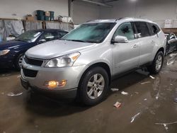 Salvage cars for sale at Elgin, IL auction: 2012 Chevrolet Traverse LT