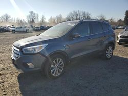 Salvage cars for sale at Portland, OR auction: 2018 Ford Escape Titanium