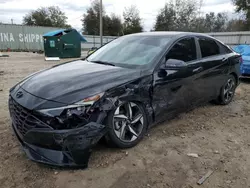 Salvage cars for sale at Midway, FL auction: 2023 Hyundai Elantra SEL