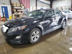 Salvage cars for sale at West Mifflin, PA auction: 2015 KIA Optima Hybrid