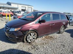 Salvage cars for sale at Earlington, KY auction: 2015 Honda Odyssey EXL