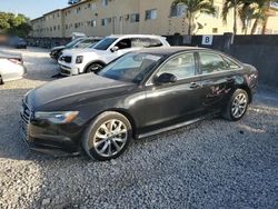 Salvage cars for sale from Copart Opa Locka, FL: 2018 Audi A6 Premium