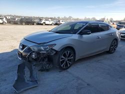 Salvage cars for sale at Sikeston, MO auction: 2016 Nissan Maxima 3.5S