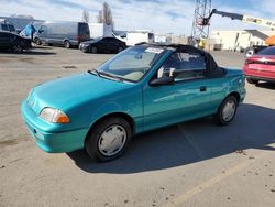 GEO salvage cars for sale: 1993 GEO Metro LSI Sprint CL