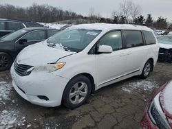 Salvage cars for sale at New Britain, CT auction: 2013 Toyota Sienna LE