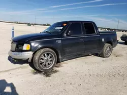 Salvage cars for sale at New Braunfels, TX auction: 2002 Ford F150 Supercrew