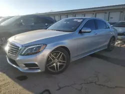 Salvage cars for sale at Louisville, KY auction: 2015 Mercedes-Benz S 550 4matic