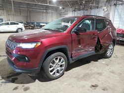 Salvage cars for sale at Woodhaven, MI auction: 2022 Jeep Compass Latitude LUX