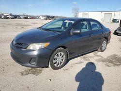 Salvage cars for sale at Kansas City, KS auction: 2011 Toyota Corolla Base