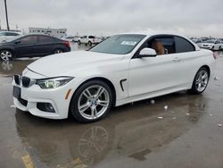 Salvage cars for sale at Grand Prairie, TX auction: 2018 BMW 430I