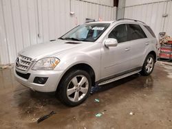 Salvage cars for sale at Franklin, WI auction: 2010 Mercedes-Benz ML 350 4matic