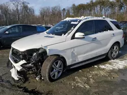 Mercedes-Benz m-Class salvage cars for sale: 2014 Mercedes-Benz ML 350 Bluetec