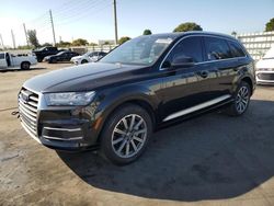 Salvage cars for sale at Miami, FL auction: 2019 Audi Q7 Premium Plus