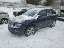 Salvage cars for sale at Davison, MI auction: 2015 Jeep Compass Latitude