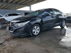 Salvage cars for sale at West Palm Beach, FL auction: 2017 Chevrolet Cruze LS