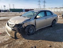 Salvage cars for sale at Elgin, IL auction: 2013 Toyota Corolla Base