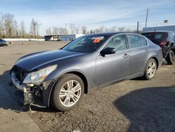 Salvage cars for sale at Portland, OR auction: 2013 Infiniti G37