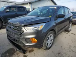 Salvage cars for sale at Pekin, IL auction: 2017 Ford Escape S