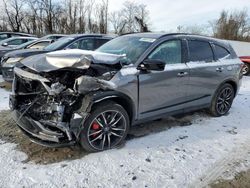 Salvage cars for sale at Baltimore, MD auction: 2024 Acura MDX Type S Advance