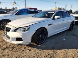 Salvage cars for sale at Los Angeles, CA auction: 2016 BMW M6 Gran Coupe