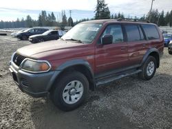 Mitsubishi Montero salvage cars for sale: 2003 Mitsubishi Montero Sport XLS