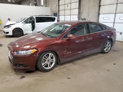 Salvage cars for sale at Blaine, MN auction: 2015 Ford Fusion Titanium HEV