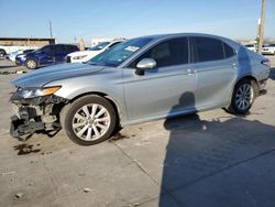 Salvage cars for sale at Grand Prairie, TX auction: 2018 Toyota Camry L