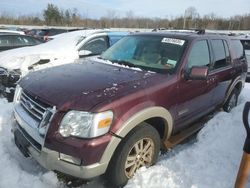 Salvage cars for sale at Angola, NY auction: 2006 Ford Explorer Eddie Bauer