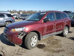 Salvage cars for sale at Pennsburg, PA auction: 2009 Hyundai Santa FE GLS