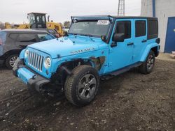 Salvage cars for sale at Windsor, NJ auction: 2018 Jeep Wrangler Unlimited Sahara