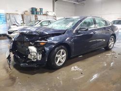 Salvage cars for sale at Elgin, IL auction: 2017 Chevrolet Malibu LS