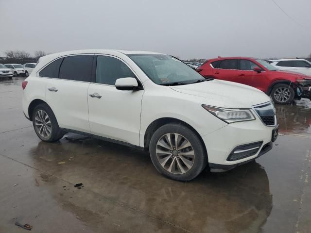 2016 Acura MDX Technology