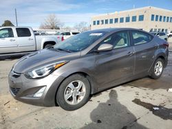 Salvage cars for sale at Littleton, CO auction: 2015 Hyundai Elantra SE