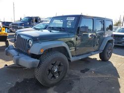 Salvage cars for sale at Denver, CO auction: 2011 Jeep Wrangler Unlimited Sport