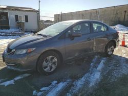 Honda salvage cars for sale: 2015 Honda Civic LX