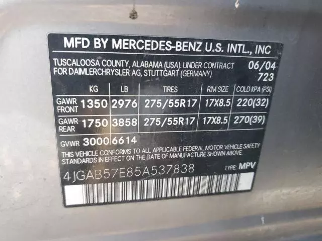 2005 Mercedes-Benz ML 350