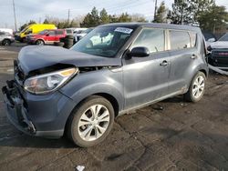 Salvage cars for sale at Denver, CO auction: 2016 KIA Soul +