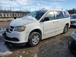 Dodge salvage cars for sale: 2012 Dodge Grand Caravan SE