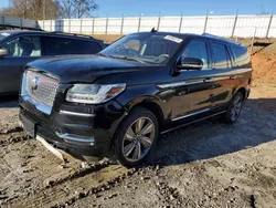 Salvage cars for sale at Spartanburg, SC auction: 2018 Lincoln Navigator L Select