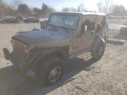 Salvage cars for sale at Madisonville, TN auction: 2000 Jeep Wrangler / TJ Sahara