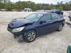 Salvage cars for sale from Copart Houston, TX: 2015 Honda Accord LX