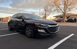 Chevrolet salvage cars for sale: 2020 Chevrolet Malibu RS