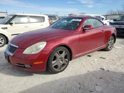 Salvage cars for sale at Haslet, TX auction: 2008 Lexus SC 430